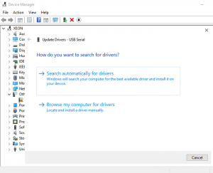 CH340 Windows 10 driver installation step 2