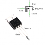 mosfet IRLZ44N pinout